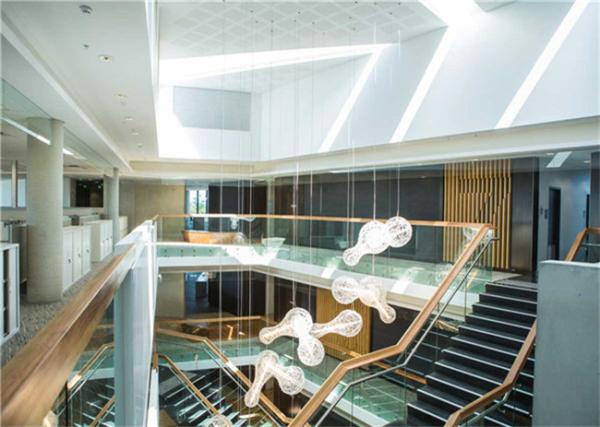 Buy cheap Standoff Frameless Glass Deck Railing Systems , Frameless Glass Balcony Railing from wholesalers