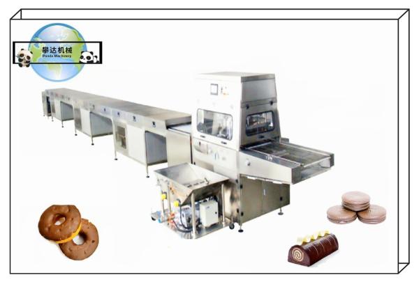 PD400 Complete Chocolate Enrobing Machine Line Complete Chocolate Coating