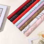 European Elegance Waterproof Wrapping Paper Chic Newspaper Print Floral Gift