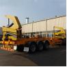 Buy cheap CE 45ton 20Ft Sidelifter Container Trailer With 12 Units Tire from wholesalers