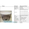Buy cheap Glass top metal wire rose gold round coffee table, Outdoor Furniture Commercial Furniture Polywood Furniture Metal table from wholesalers