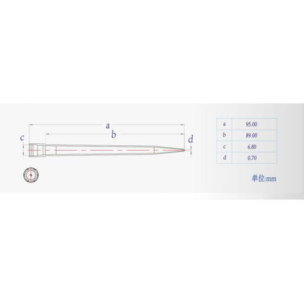 Liquid Handling Robotic Micropipette Tips 200ul Hamilton Automated
