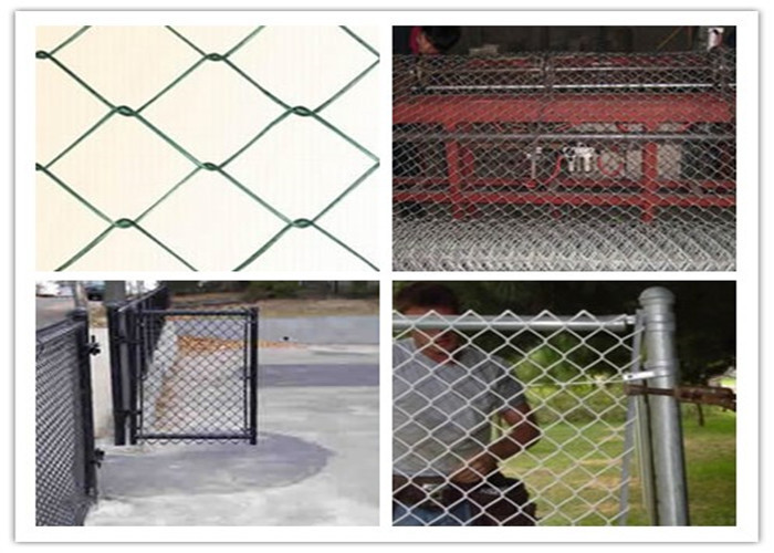 15m High Security Garden Removable Metal Chain Link Fence Gate