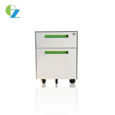 Buy cheap ISO9001 Modern 0.7mm Metal Mobile Pedestal 3 Drawer Rolling File Cabinet from wholesalers