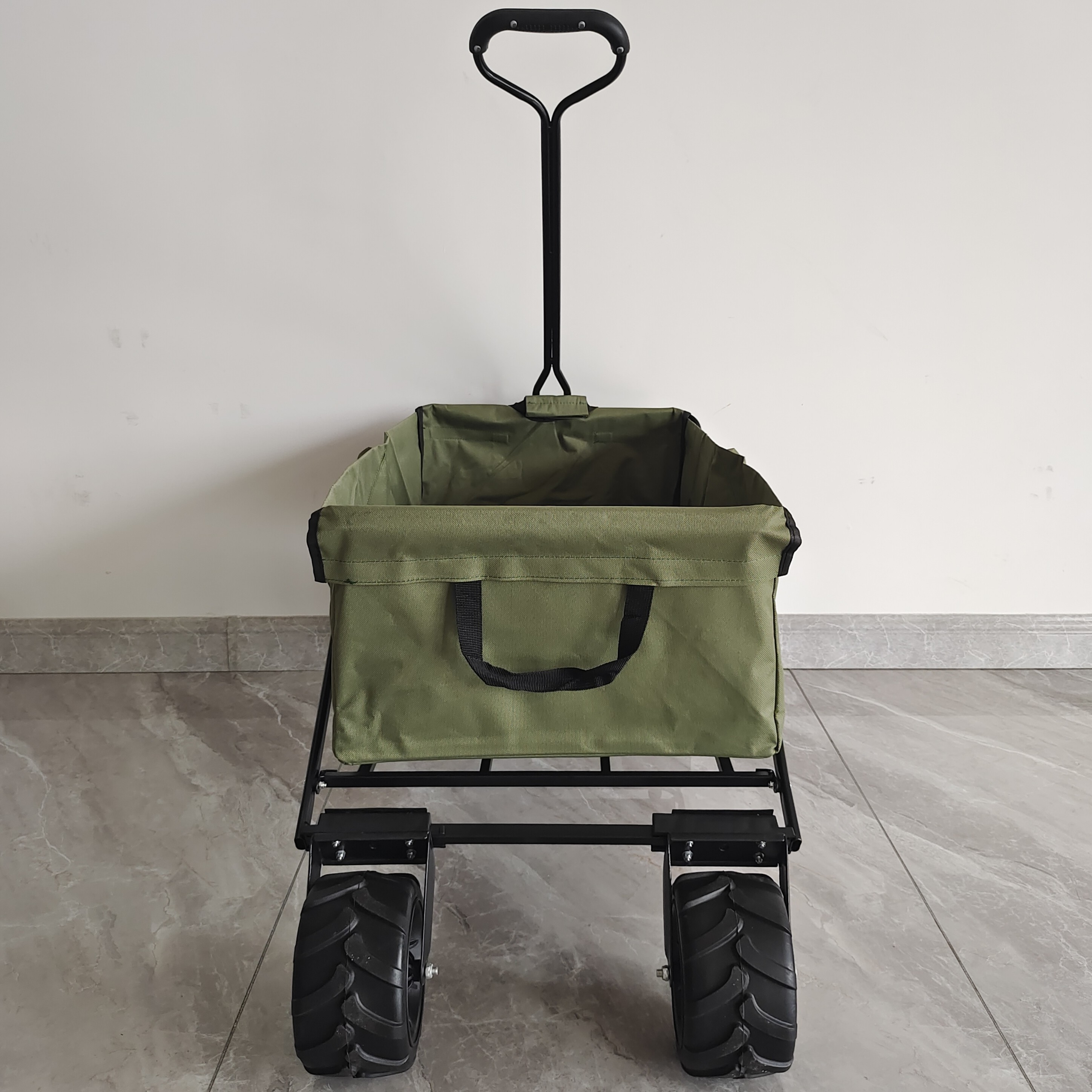 Beach Wagon Cart Grocery Slider Cart Collapsible Utility Folding Wagon Stroller