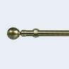 Buy cheap 28MM Ball Shape Curtain Finial Anti-Brass color 6M Curtain Pole With Single Bracket Bedroom Decoration from wholesalers