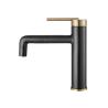 Buy cheap Matte Black Single Handle Bathroom Basin Faucet 50mm Contemporary from wholesalers