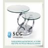 Buy cheap high quality oval-shaped glass dining table from wholesalers