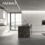 Custom House High Standard Luxury Kitchen Smart White Wall Cabinet Display