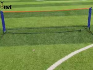 China Black Tennis Practice Net Durable Outdoor Badminton Nets 4.5*4.5cm on sale