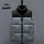 Winter Clothing Thick Gilets Quilted Warm Utility Contrasting Colors Sleeveless
