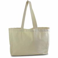 Buy cheap Multi Colored Cotton Shopping Tote Bags , Extra Thick Oversized Beach Tote Bags product