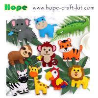 Buy cheap Felt Nonwoven Cloth Sewing with Safe Plastic Niddles for Kids Children Creative product