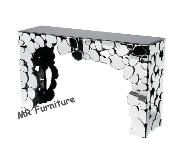 Pebbles Interiors Mirrored Hall Console Tables , Hotel Hallway Mirrored Sofa