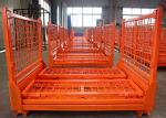 Woven Wire Mesh Pallet Cage 50x50 1.5T Four Sided