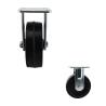 Buy cheap 150mm 6 Inch Black Heat Resistant Fixed 400kg Heavy Duty Rigid Casters from wholesalers