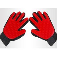 Buy cheap Silicone Pet Grooming Brush Glove , Pet Hair Cleaning Glove 23 * 17 Cm product