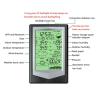 Buy cheap 18.5*12.3*2.3cm Multifunctional Household Weather Station Wind Speed Range Of 0-50m/S from wholesalers
