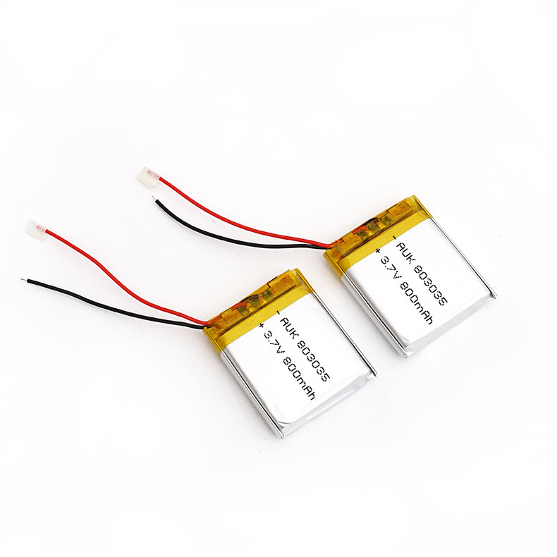 UL1642/KC/UN38.3 Approved Good Quality 803035 3.7v 800mah Lithium Polymer Lipo Battery
