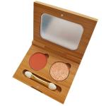 60g 14mm Eye Shadow Boxes Makeup Eye Beauty Box 5.5cm Bamboo Case