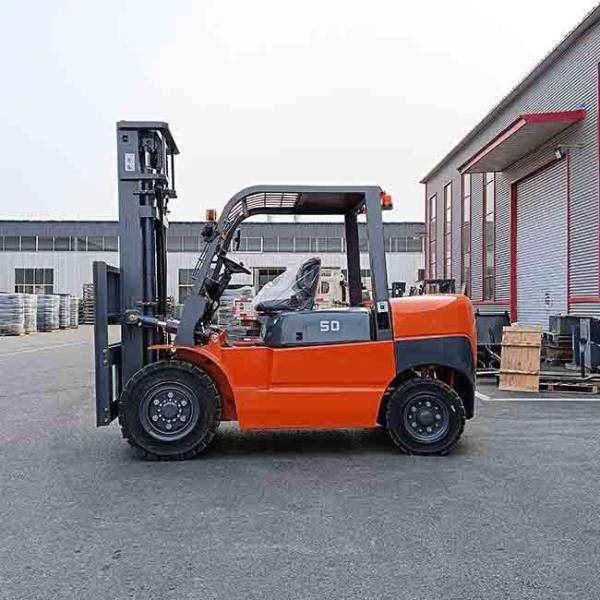 5 Ton IC Diesel Forklift CPCD50 5000kg Container Mast Heavy Duty Industrial