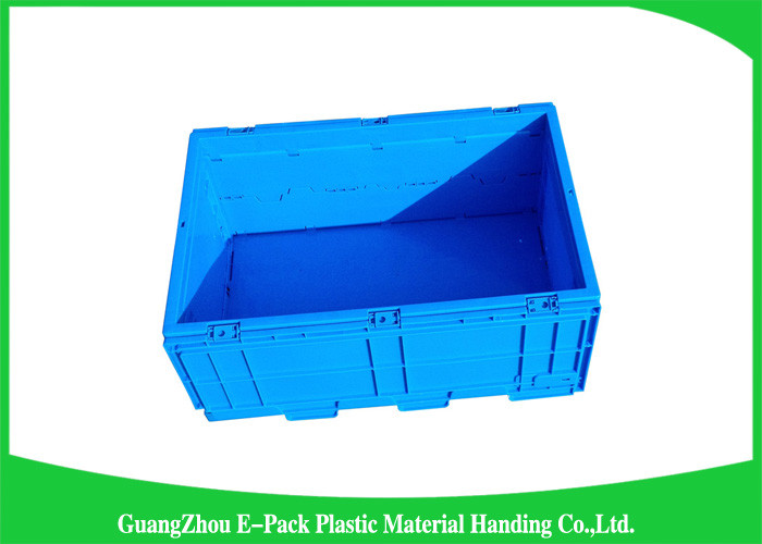 65L Packaging Collapsible Plastic Containers Recyclable Space Saving 600 * 400 * 105mm