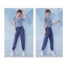 Buy cheap Breathable 190g Short Sleeve T Shirt And Joggers Set Ladies Athletic Wear from wholesalers