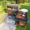 Buy cheap ISO9001 20ft Portable Modular Wooden Garden House Coffee Shop from wholesalers