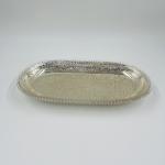 Mercury Gold Glass Bathroom Accessories Set Round Shape With Ribbed Vertical
