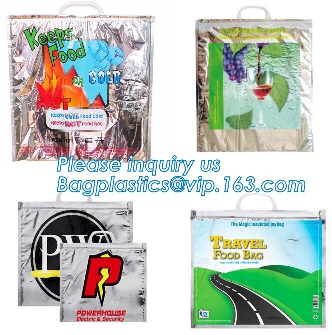 Promotional Aluminium Extra Large Thermal Cooler insulated tote bags with zipper,Custom Logo cooler bag for food bagease