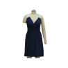 Buy cheap Fashion Deep V Neck Bodycon Dress , Sexy Backless Summer Dresses Navy Blue from wholesalers