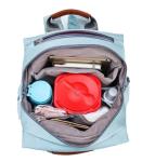Wide Open Baby Changing Backpacks Top Zipper Pocket
