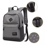 18.5L Oxford Cloth USB Student School Backpack 30*14*44cm