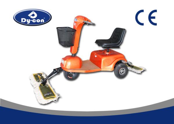 Buy cheap Ride On Driving Dust Cart Scooter Complanate Floor Mopping Machine Blue Color from wholesalers
