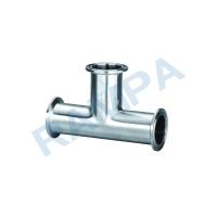Buy cheap T Style Stainless Steel Weld Fittings / 304 Stainless Steel Tee For Pipe product