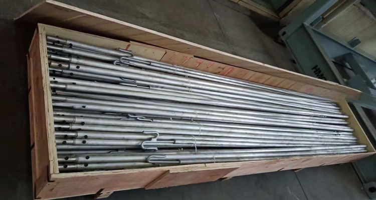 Container Lashing Equipment Operating Rod Aluminum Twist Lock Telescopic Tube Sample Provided with Lashing Bar