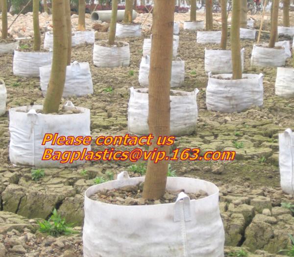 Buy cheap non woven 1gal 2gal 3gal 5gal 7gal 10gal 20gal 30gal White Black PE Plastic Plant Nursery Grow Bag with Drainage Hole from wholesalers