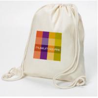 Buy cheap Natural Cotton Shopper, Lightweight Natural Cotton Cinch Bag, Lightweight product