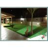 Buy cheap PE + PP Material House Outdoor Artificial Grass Field Green / Apple Green Color from wholesalers
