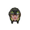Buy cheap 3D PVC Badge Patch Silicone Velcro Polyester Material 9cm Size from wholesalers