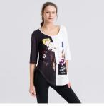 XS-5XL Women'S 3 4 Sleeve T Shirts / Loose Fitting Workout Shirts