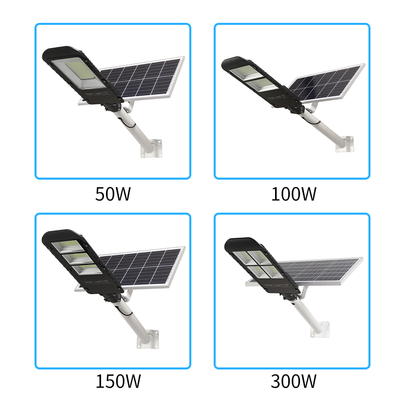 Split Type Led Street Light 100W 150W 300W Remote Led Solar Street Light