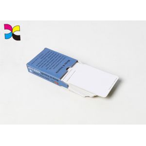 Buy cheap Lid Base 4 Colors Custom Card Printing , Hot Stamping Custom Printable Cards product
