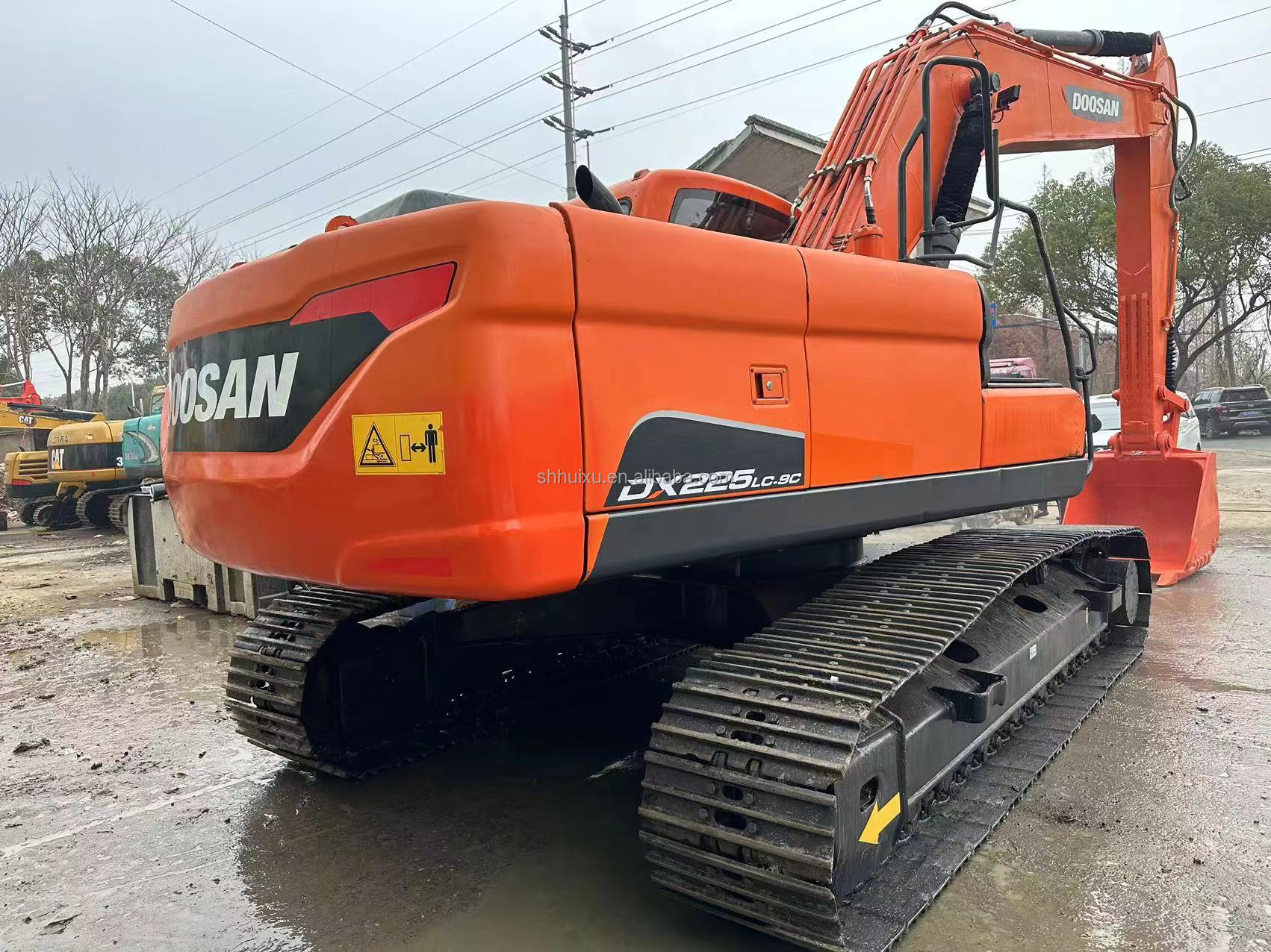 second-hand excavator Doosan DX225LC-9 DX70 DX225 DH55 DX60/wheeled excavators used machinery heavy equipment
