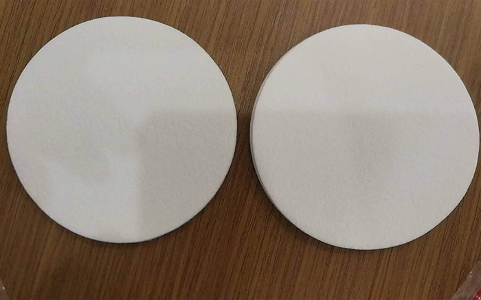 Liquid Filtration Filter Paper Sheets 5 Micron Glass Fiber Paper 100mm Diameter