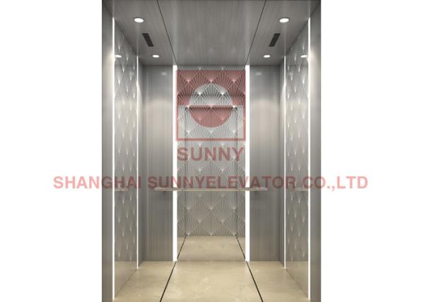 Buy cheap EleganT Rose Gold 320kg Roomless Residential Home Elevator With Center Opening Door from wholesalers