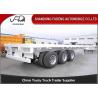 Buy cheap 40ft container carry flatbed truck trailer Air suspension super single tire for Tanzania from wholesalers