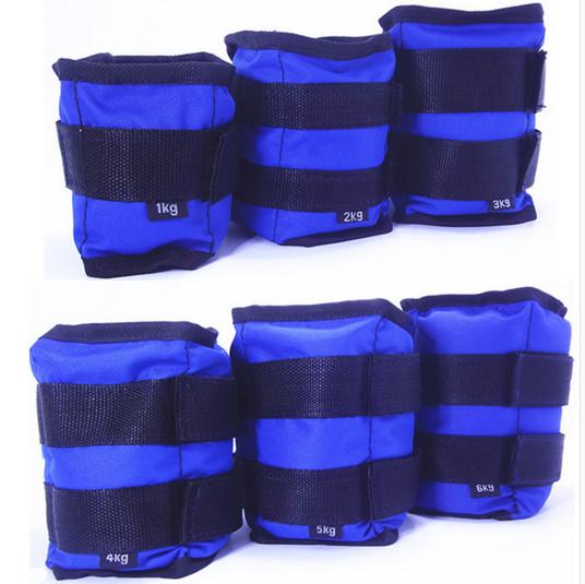 Wholesales Fitness 1kg 2kg 3kg 4kg 5kg 6kg blue red yellow Weighted Ankle and