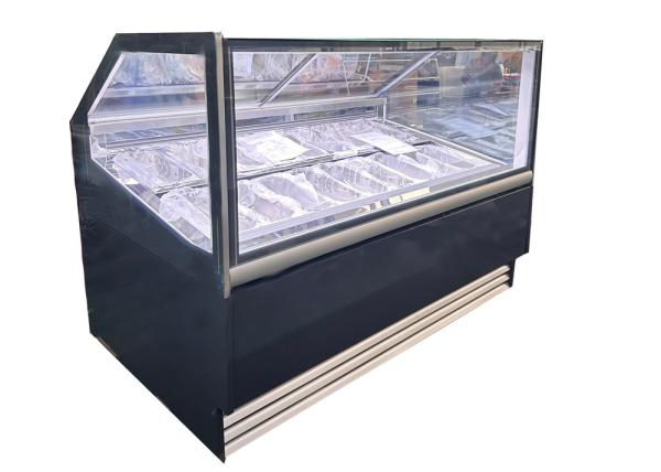 Buy cheap Gelato Showcase Supplier Ice Cream & Gelato Display Freezers With 16 Italian Pans from wholesalers