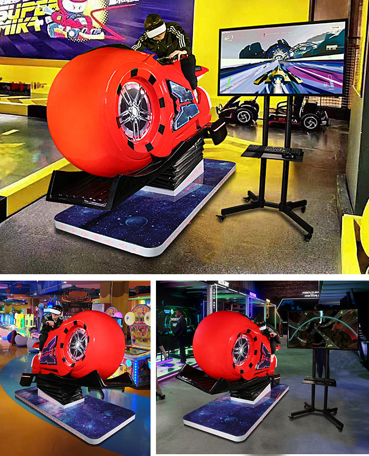 Moto VR Racing Simulator Arcade Motorcycle Gaming Simulator 9D Motion